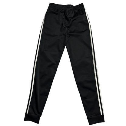 Adidas Classic Black Track Pants with White Stripes