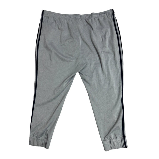 Adidas Classic Grey 3-Stripe Track Pants ⚡