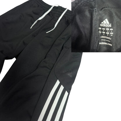 Adidas®  Black 3-Stripes Performance Track Pants 🖤