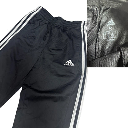 Adidas®  Black 3-Stripes Track Pants 🖤