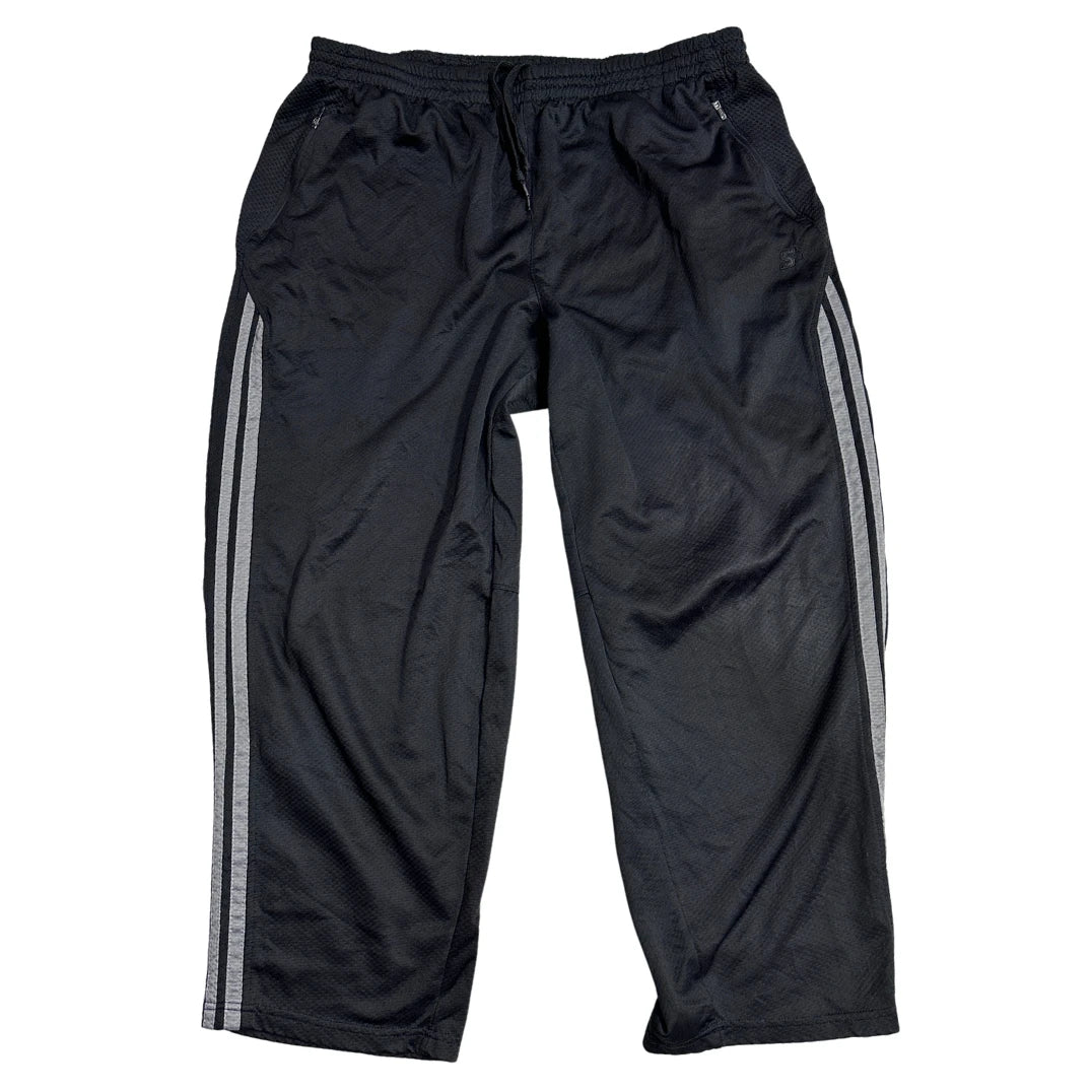 Starter® Black Mesh Panel Track Pants(XXL)