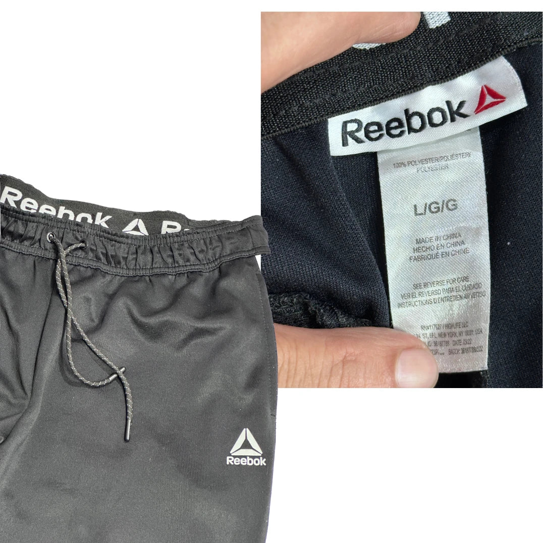 Reebok® Performance Track Pants with Contrast Panels(L)