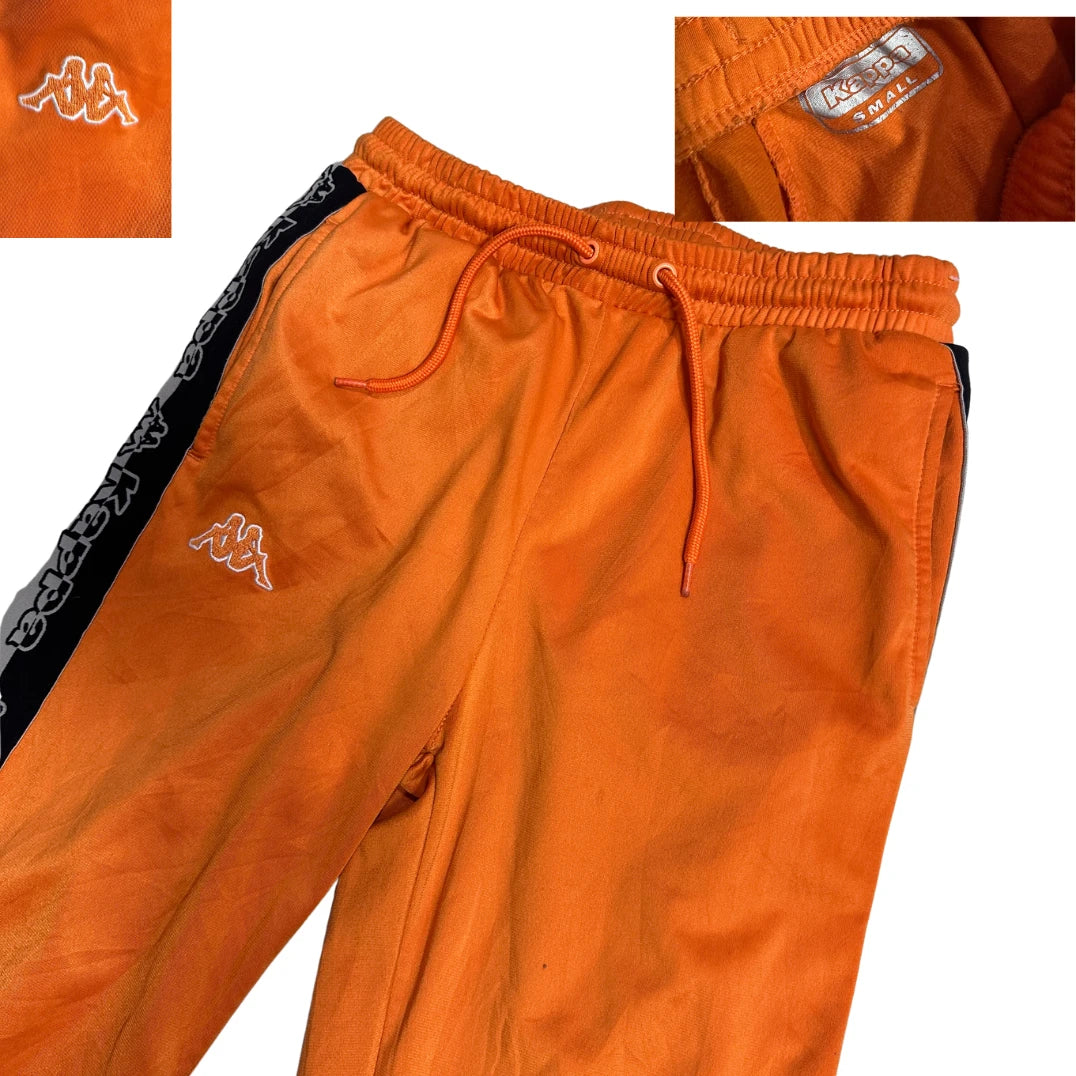 Kappa® Orange Logo Tape Track Pants 🍊(S)