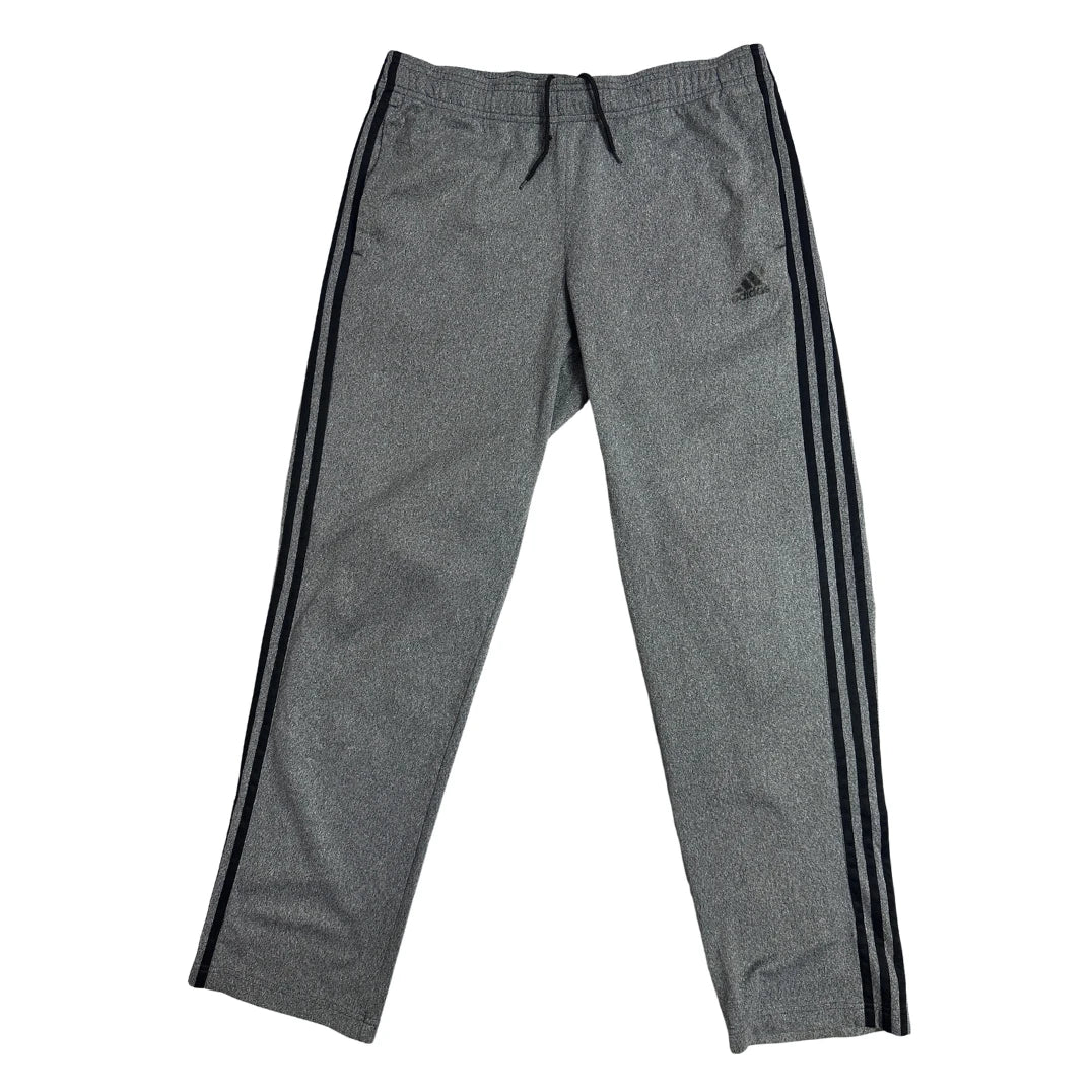 Adidas® Grey 3-Stripes Track Pants ⚡(XL)