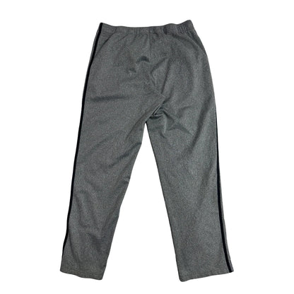 Adidas® Grey 3-Stripes Track Pants ⚡(XL)