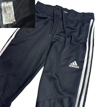 Adidas® Black Slim Track Pants with White Stripes 🏃‍♂️(S)