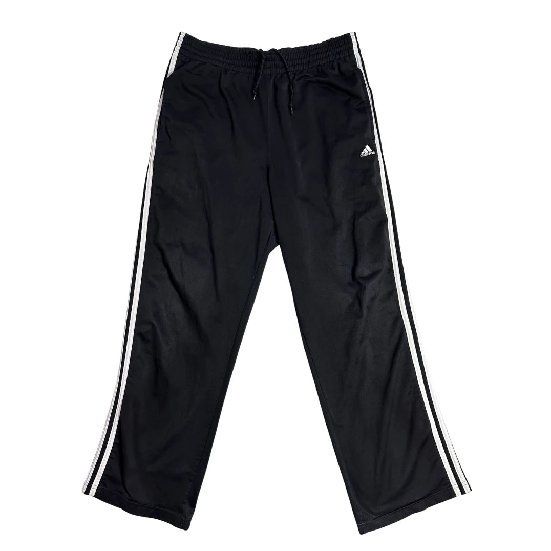 Adidas® Black 3-Stripe Training Trousers 🖤(XL)