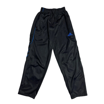 Adidas® Black Track Trousers with Blue Detail ⚡(S)