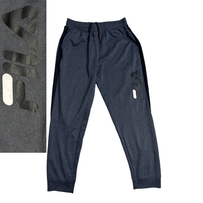 Fila® Charcoal Tapered Jogger Trousers(L)