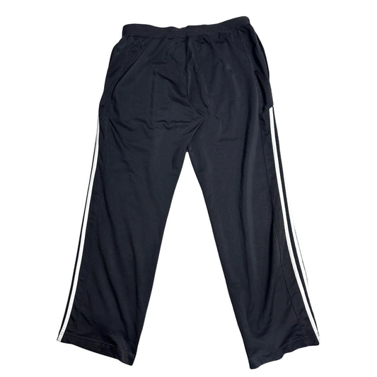Adidas® Black Three Stripe Cropped Sports Trousers(L)