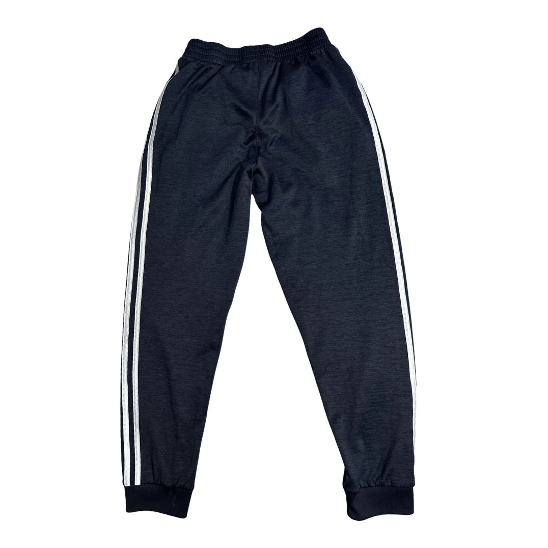 Adidas® Charcoal Three Stripe Jogger Trousers(S)