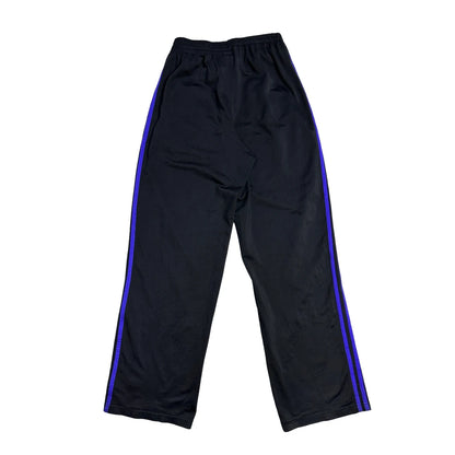 Adidas® Black Purple Side Stripe Track Trousers (M)
