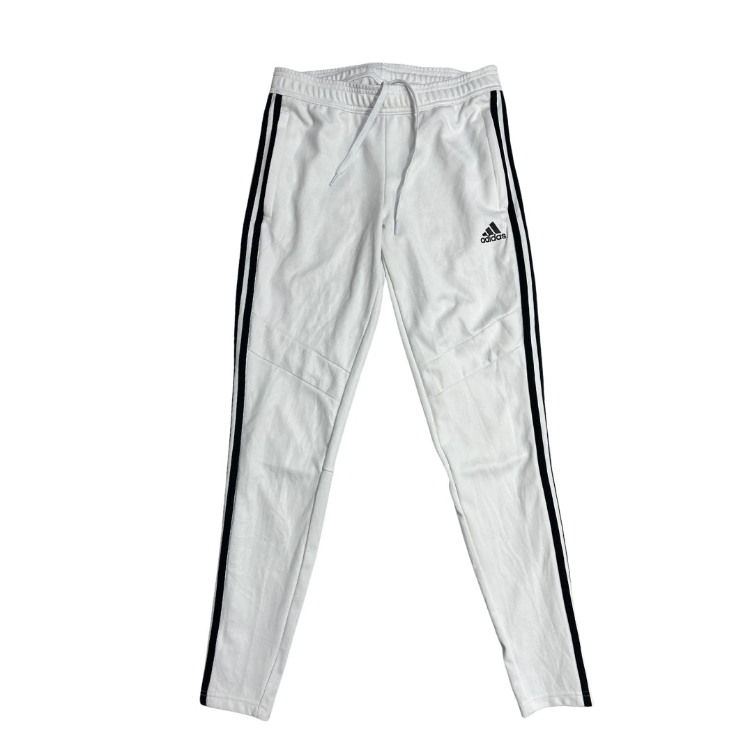 Adidas® White Black Training Track Trousers 🤍🖤(S)