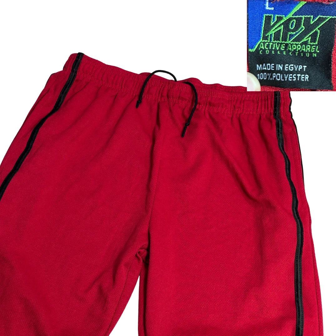 KPX® Red Black Active Track Trousers (L)