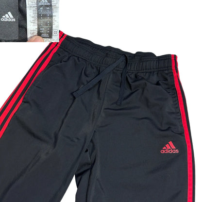 Adidas® Black Red Stripe Track Trousers (S)