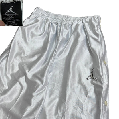 Jordan® White Snap Button Basketball Trousers 🏀(3XL)