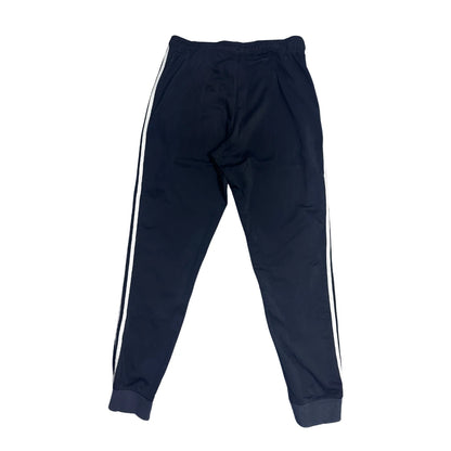 Adidas® Black White Striped Athletic Track Trousers