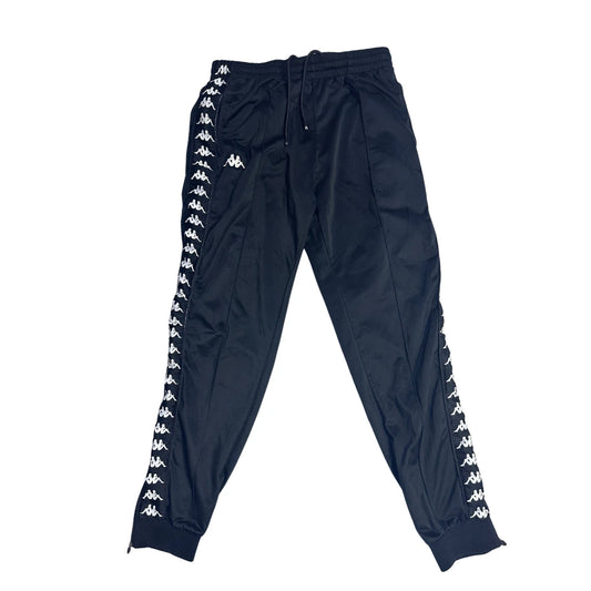 Kappa® Black Logo Tape Track Trousers(S)