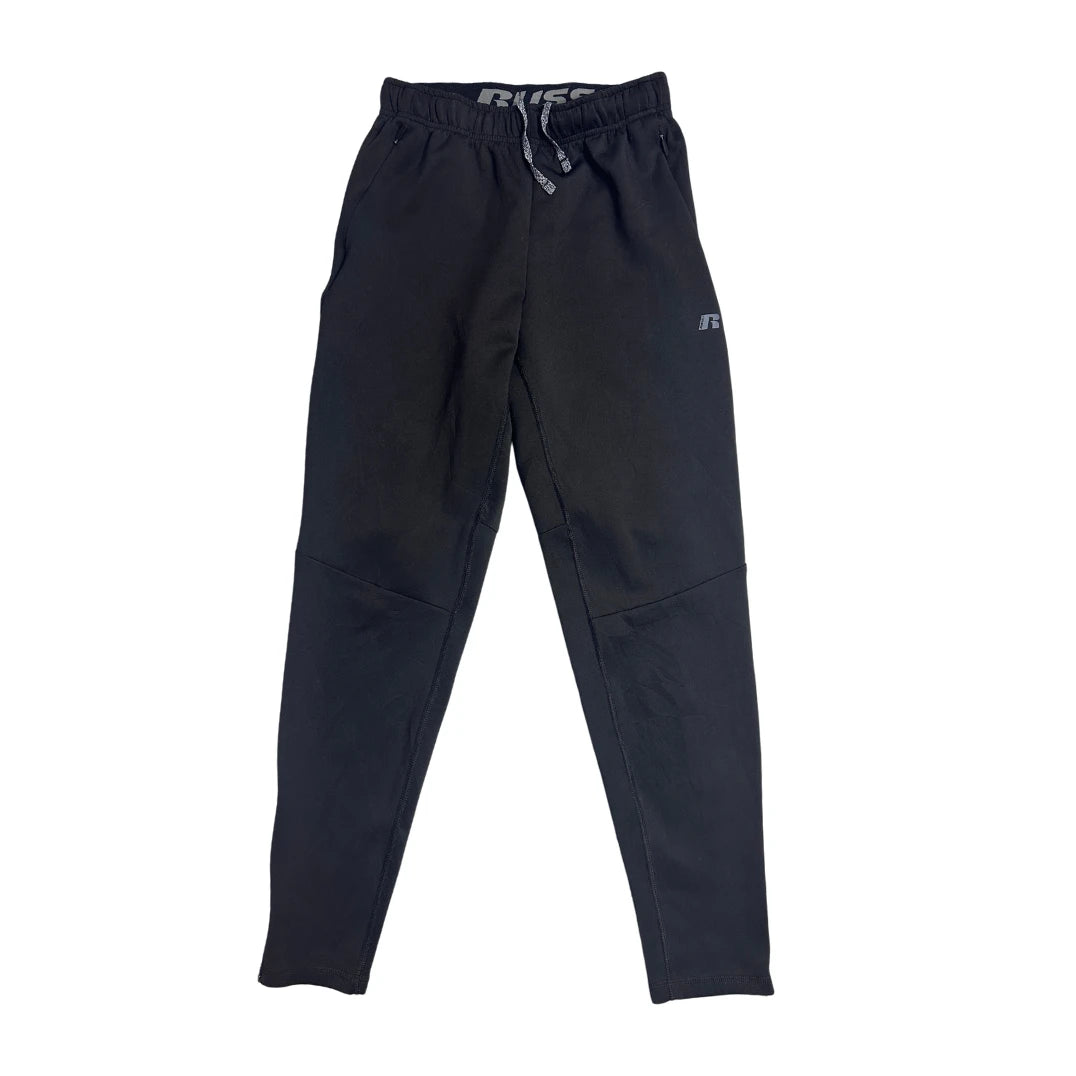 Russell® Black Athletic Tapered Track Trousers (S)