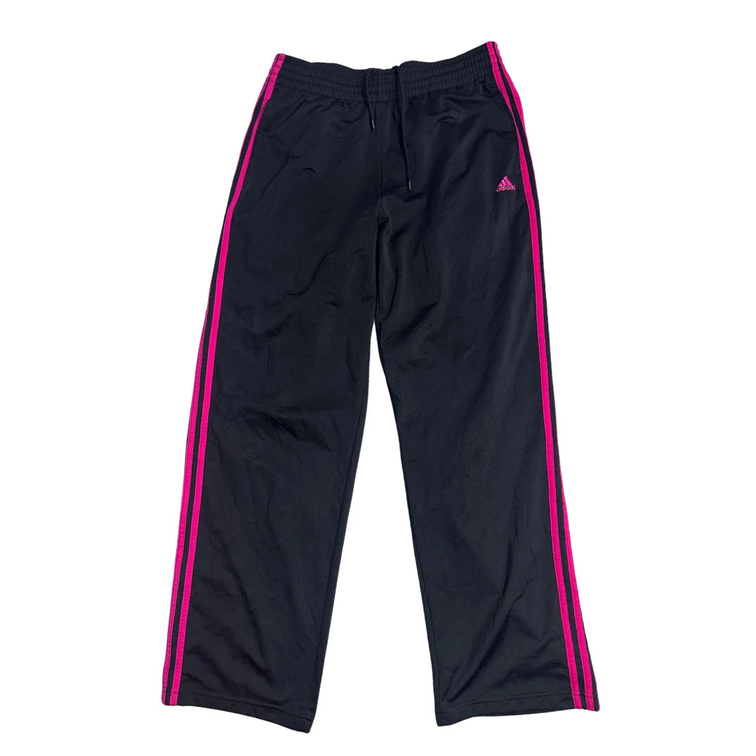 Adidas® Black Pink Athletic Track Trousers 💖(L)