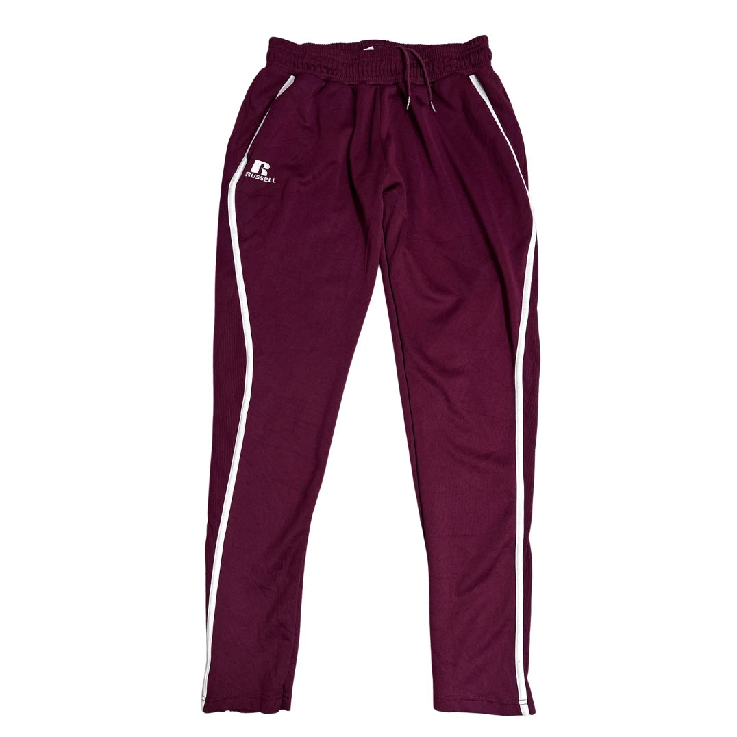 Russell® Maroon Athletic Track Trousers(L)