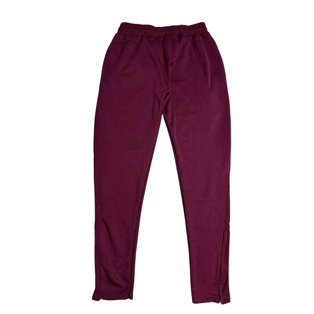 Russell® Maroon Athletic Track Trousers(L)