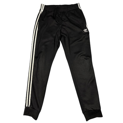 Adidas® Black Three Stripe Jogger Pants(M)