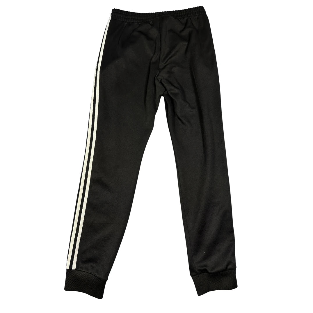 Adidas® Black Three Stripe Jogger Pants(M)