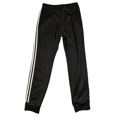 Adidas® Black Three Stripe Jogger Pants(M)
