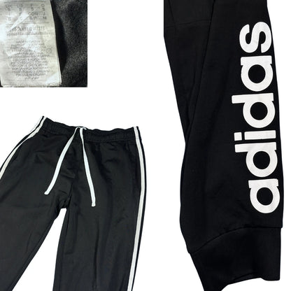 Adidas® Black Logo Jogger Pants(M)