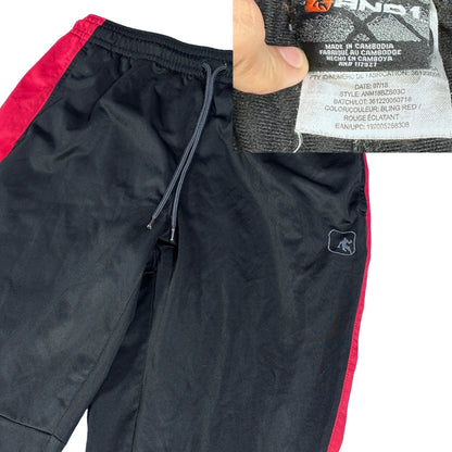 And1® Black Red Athletic Track Pants(L)