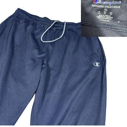 Champion® Navy Athletic Track Pants(XL)