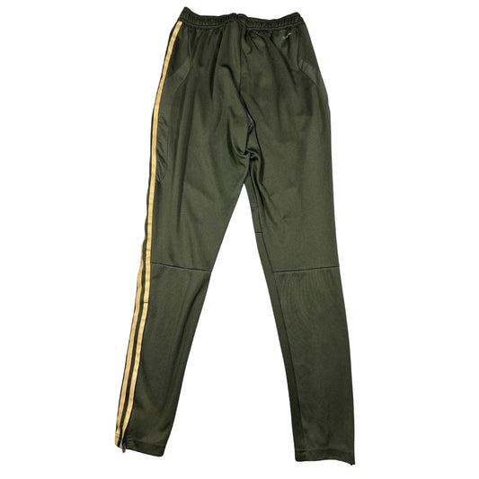 Adidas® Black Gold Stripe Athletic Track Pants (S)