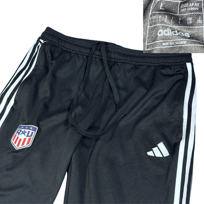 Adidas® Black USA Soccer Training Track Pants (M)