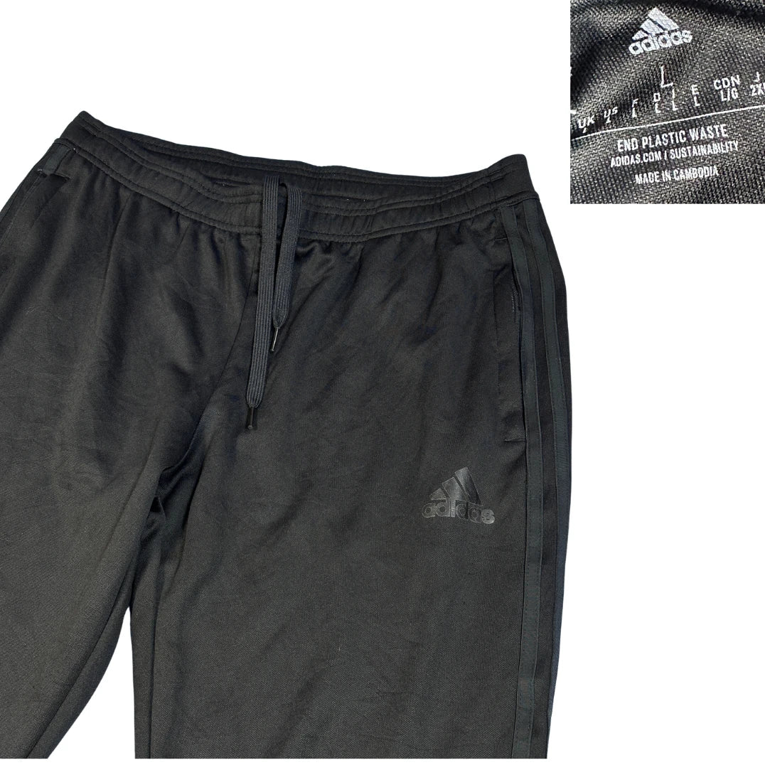 Adidas® Black Essential Athletic Track Pants(L)