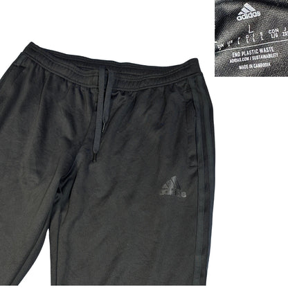 Adidas® Black Essential Athletic Track Pants(L)