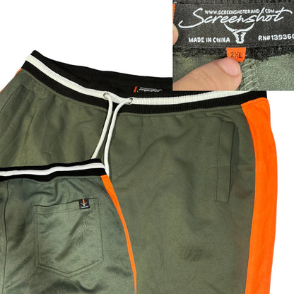 Screenshot® Olive Orange Casual Track Pants 🟢🟠(2XL)