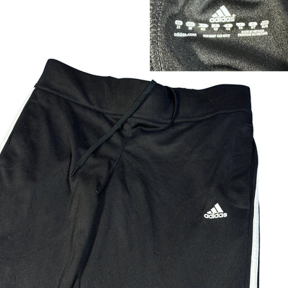 Adidas® Black Three Stripe Track Trousers(M)