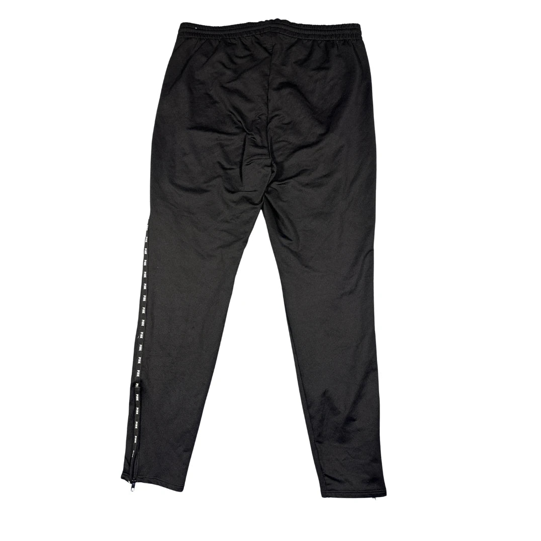 Pink Active® Black Side Tape Athletic Track Pants(M)