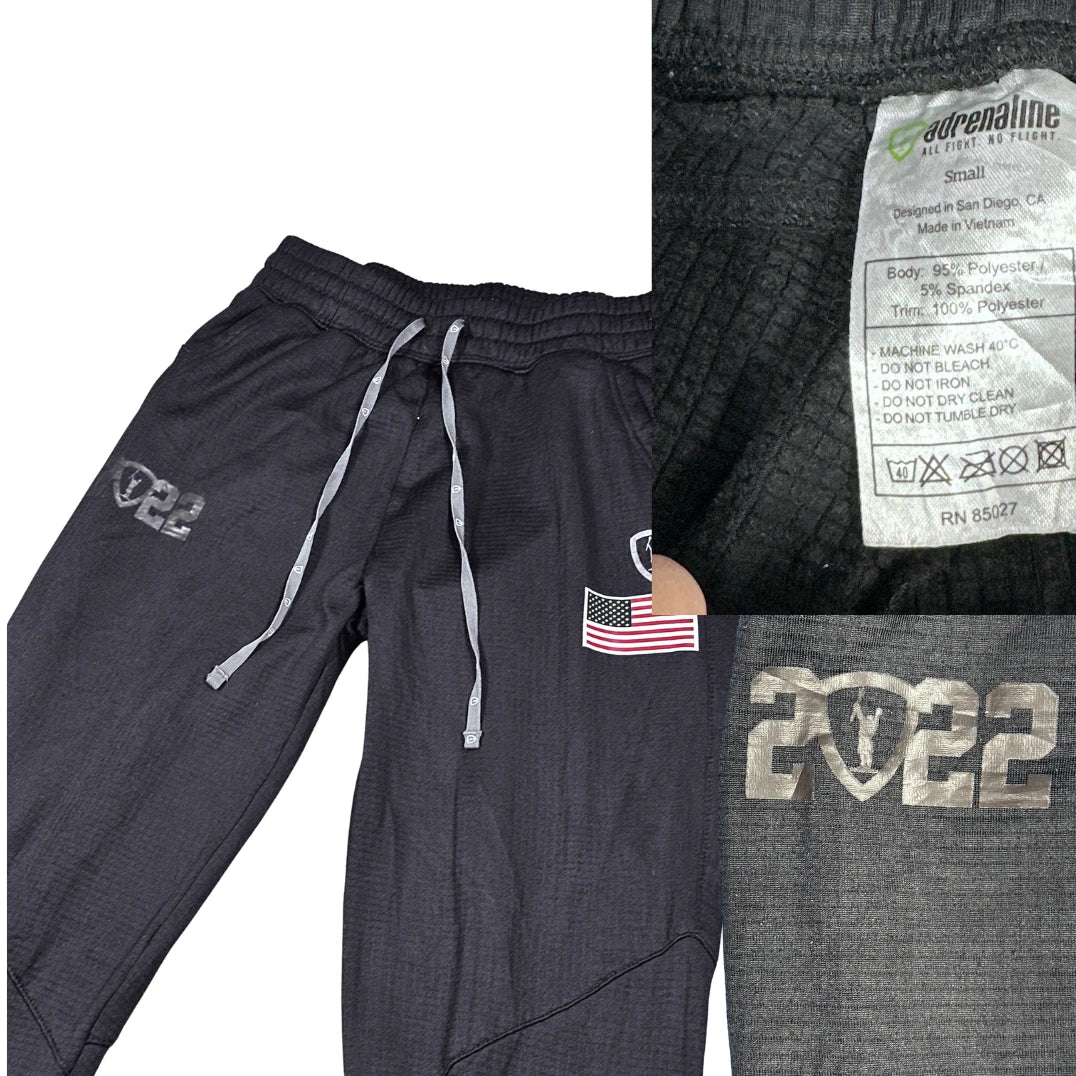 Adrenaline® Black Graphic Athletic Joggers(S)