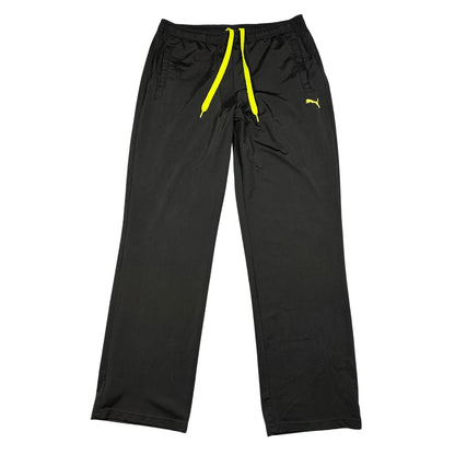 Puma® Black Lifestyle Straight Leg Track Pants(M)