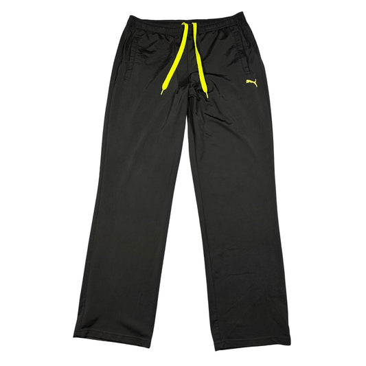 Puma® Black Lifestyle Straight Leg Track Pants(M)
