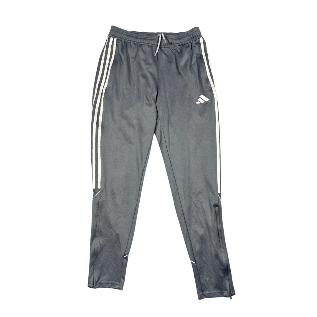 Adidas® Grey Three-Stripes Track Pants(M)