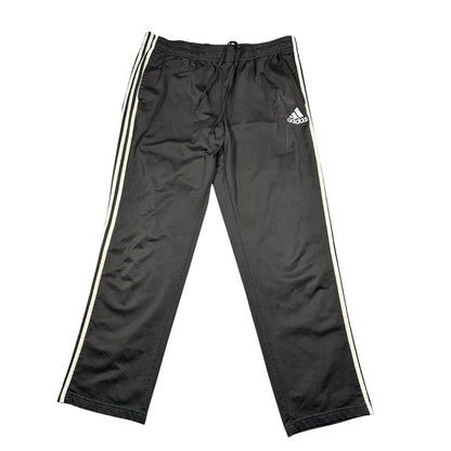 Adidas® Black Three-Stripes Track Pants(XL)