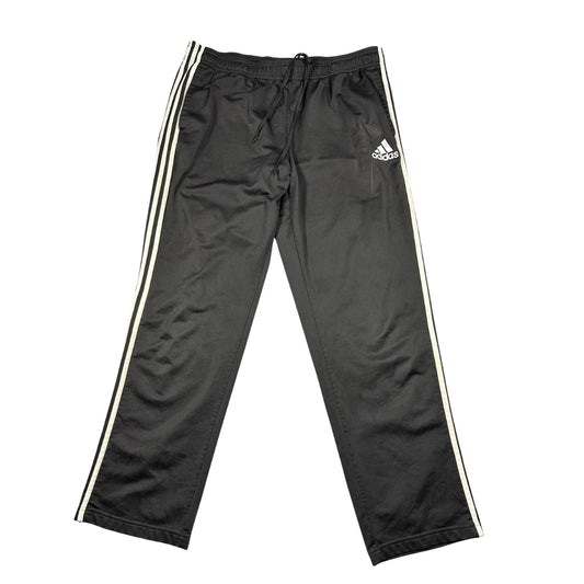Adidas® Black Three-Stripes Track Pants(XL)