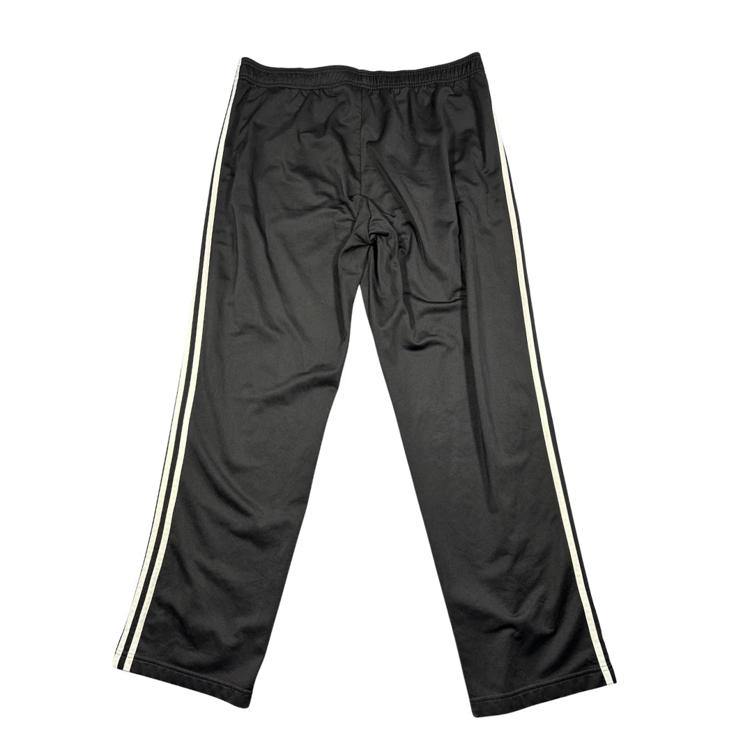 Adidas® Black Three-Stripes Track Pants(XL)