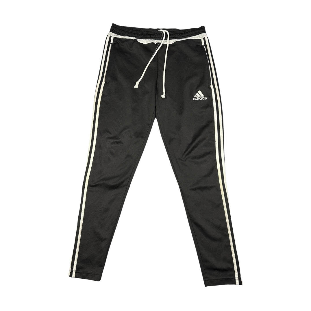 Adidas® Black Three Stripe Track Pants(M)