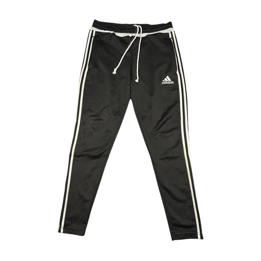 Adidas® Black Three Stripe Track Pants(M)
