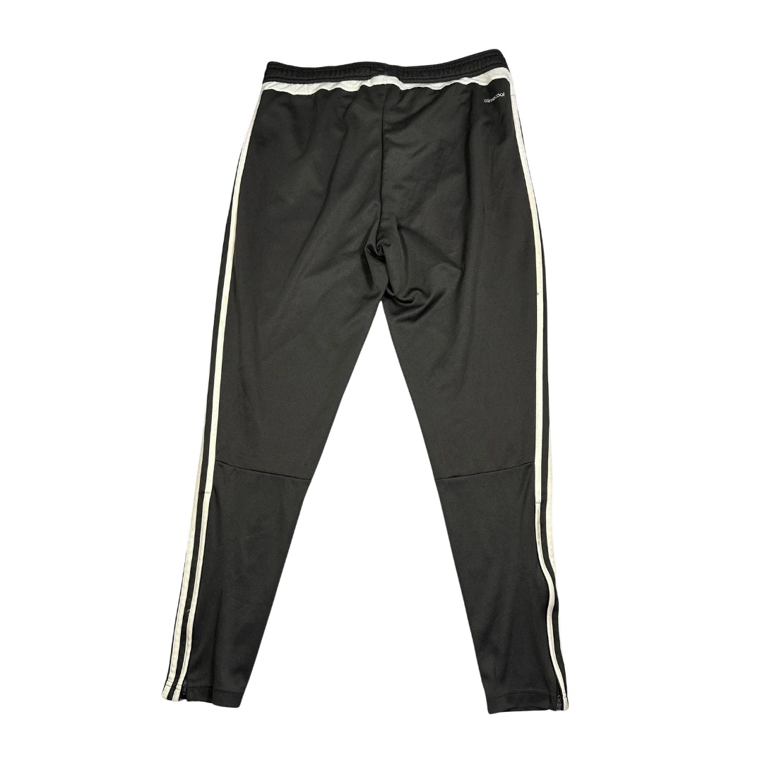 Adidas® Black Three Stripe Track Pants(M)