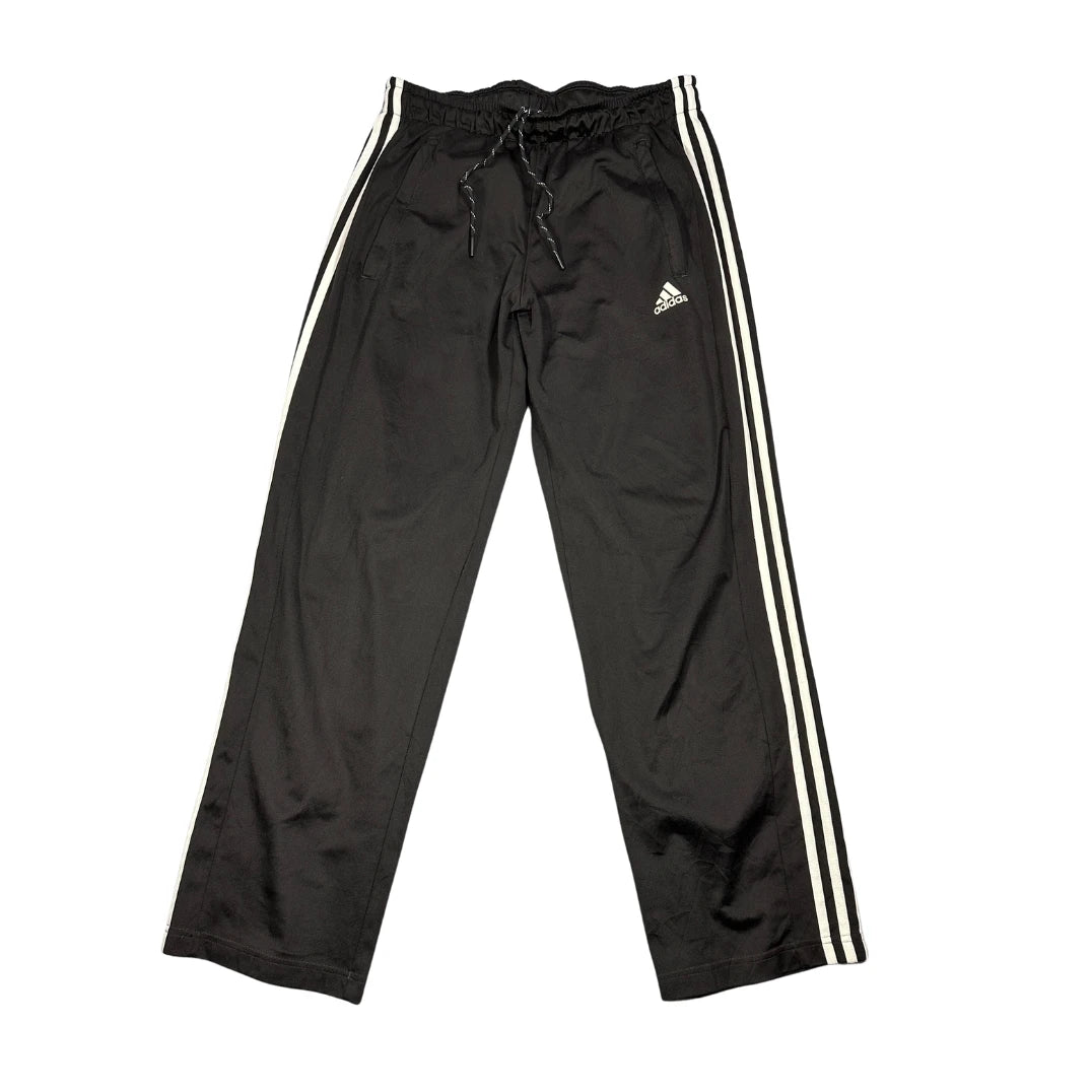 Adidas® Black Three Stripe Track Pants(M)